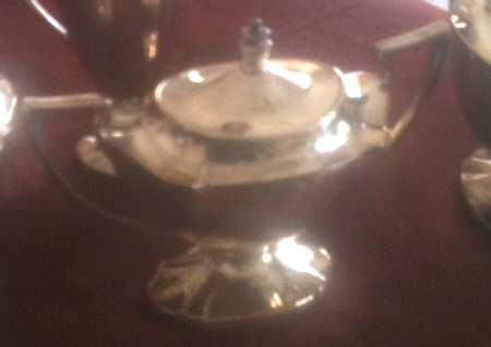 1417 (Silverplate, Hollowware) Sugar Bowl & Lid by Lawrence B Smith 