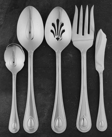 French Perle (Stainless) 5 Piece Hostess Set