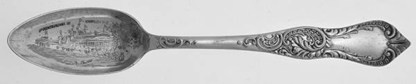 Chicago's Columbian Expo 1893 (Silverplate) Souvenir Spoon (Teaspoon)