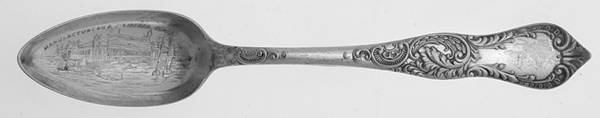 Chicago's Columbian Expo 1893 (Silverplate) Souvenir Spoon (Teaspoon)