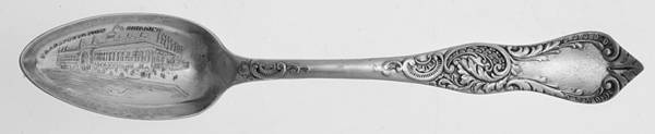 Chicago's Columbian Expo 1893 (Silverplate) Souvenir Spoon (Teaspoon)