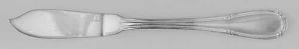 Fleurette (Silverplate) Flat Handle Master Butter Knife