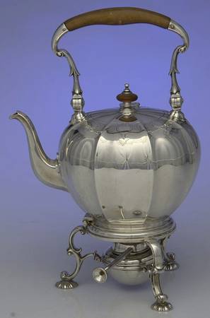 LNC5 (Sterling, Hollowware) Kettle, Stand & Burner
