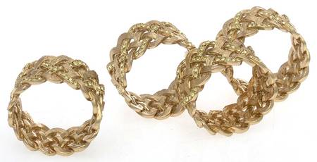 Braid (Gold Electroplate, Hollowware) by L'Objet