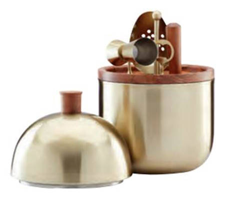 Cocktail Party (Gold Electroplate, Hollowware) by Lenox