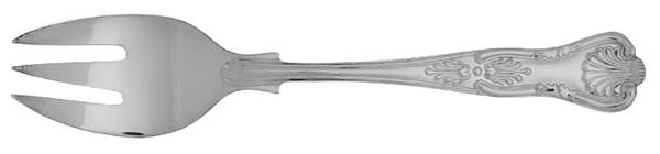 Kings (Silverplate) Cocktail/Seafood Fork by Lewis Rose