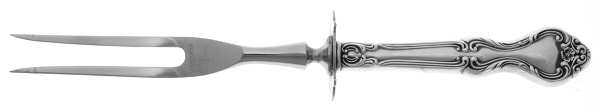 Amaryllis (Sterling, 1951), USA Small Steak Carving Fork with Stainless Prongs