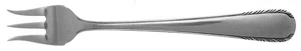 Silver Stream (Sterling, 1934, No Monograms) Cocktail/Seafood Fork