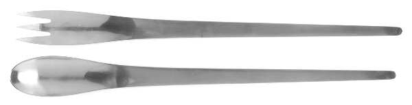 Arne Jacobsen (Stainless, Satin) (2 Pc) Solid Salad Set