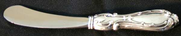 Orleans (STERLING) Hlw Hndl Butter Spreader (Slvpt Bld)