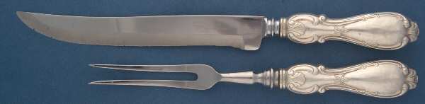 Orleans (STERLING) Small Stainless Blade 2-Piece Steak Carving Set