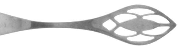 Pierced Handle (Sterling, 1951) Lemon Fork