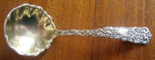 MTV1 (Sterling) Solid Piece Cream Ladle by Maltby, Stevens & Curtiss Co