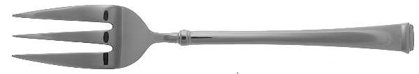 Stanton (Stainless) Large Solid Cold Meat Serving Fork by Mikasa