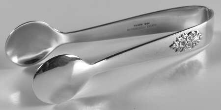 MYK1 (Sterling, Hollowware) Sugar Tongs
