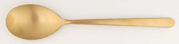 Meret (Gold Electroplate) Solid Serving Spoon