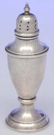 66 (Sterling, Hollowware) Pepper Shaker by Michael C Fina