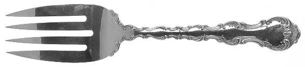 Strasbourg (Sterling) Solid Serving Fork