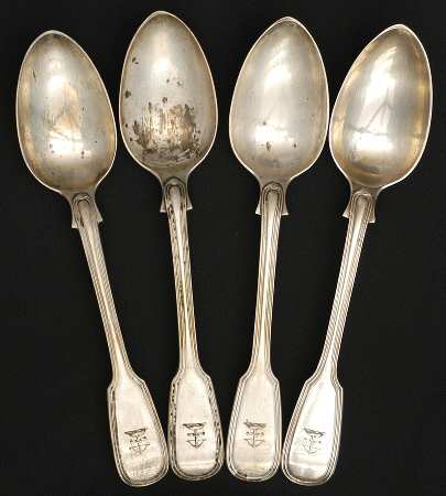 M4C1 Dessert/Oval Soup Spoon - Set of 4 by Mary Chawner