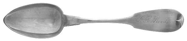M1P1 (Coin) Dessert/Oval Soup Spoon by M. A. Parks