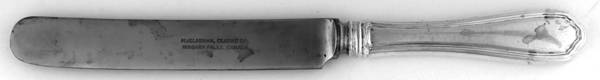 MCG9 (Silverplate) Old French Hollow Knife with Bolster by Mcglashan Clarke & Co