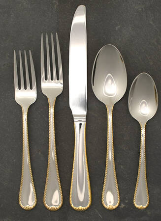 Cameo Gold (Stainless) 5 Piece Place Setting by Mikasa