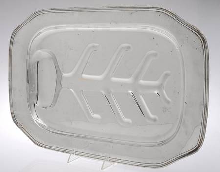 805-16 (Silverplate, Hollowware) 20" 4 Toed Meat Platter with Well