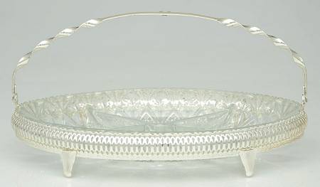 Silverplate Hollowware 4 Part Relish Dish by Mayell