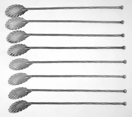 Sterling Flatware Tea Sipper - Set of 8 by Michele Silver