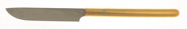 Mono Oval Gold (Stainless, Gold Acct) New French Hollow Knife by Mono