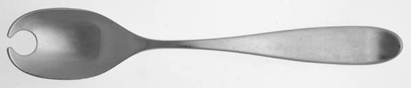 Una (Stainless) Solid Salad Serving Fork