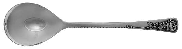 Rosetta (Stainless) Round Bowl Soup Spoon (Gumbo)