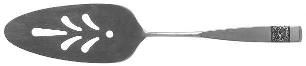 Black Rose (Stainless) Pierced All Stainless Pie Server