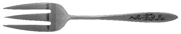 Charmante (Stainless) Medium Solid Cold Meat Serving Fork