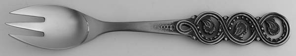 Nouveau (Stainless) Individual Salad Fork by National Stainless