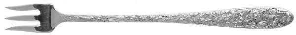 Narcissus (Sterling, 1936) Cocktail/Seafood Fork by National Silver Co