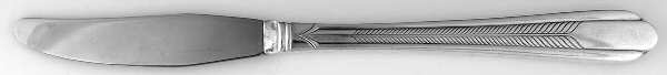 Plume (Silverplate, 1935) Modern Hollow Grille Knife by National Silver Co