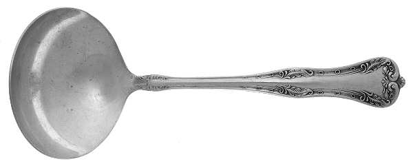 Queen Elizabeth (Silverplate, 1908) Solid Gravy Ladle by National Silver Co