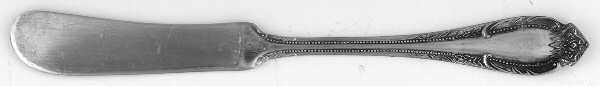 NAB2 (NICKEL) Flat Handle Butter Spreader by Nakazato