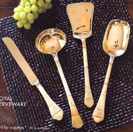 Royal Serveware (Silverplate) by Napa Home and Garden Silver