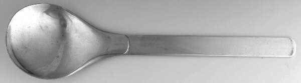 NAL7 (Silverplate) Solid Salad Serving Spoon by Napier Company