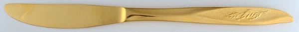 Gold Vassar (Gold Electroplate) Modern Solid Knife