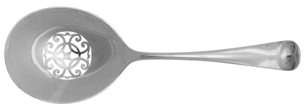 NVV1  Solid Pierced Casserole Spoon by N.V. Voorschoten