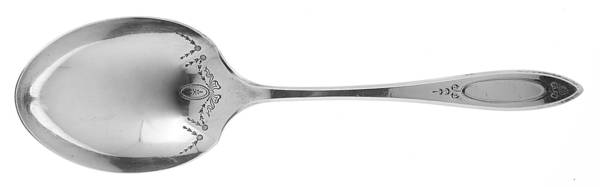 Adam (Silverplate, 1917) Solid Smooth Casserole Spoon