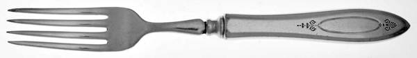 Adam (Silverplate, 1917) Hollow Handle Fork