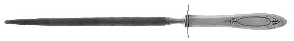 Adam (Silverplate, 1917) Large Roast Steel Rod Knife Sharpener