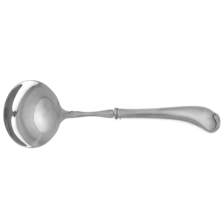 American Colonial (Stainless) Gravy Ladle with No Spout Stainless Bowl HC