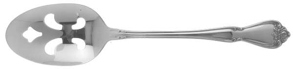 Arbor Rose-True Rose (Stainless) Pierced Tablespoon (Serving Spoon)