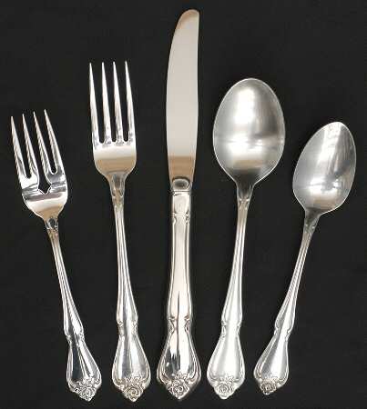 Arbor Rose-True Rose (Stainless) 5 Piece Place Setting