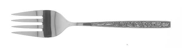 Artistic (Wm A Rogers) Medium Solid Cold Meat Serving Fork